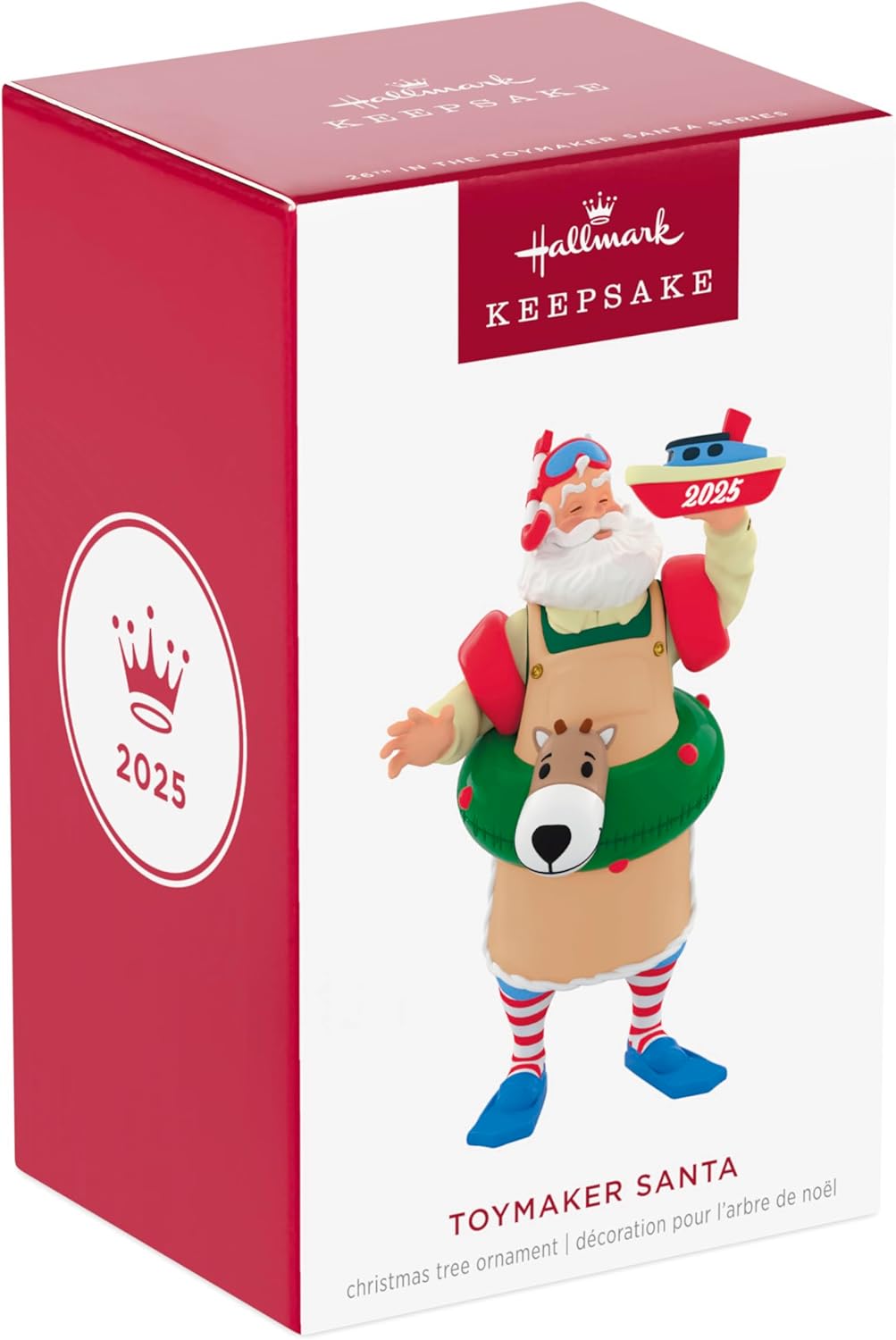Hallmark Keepsake Christmas Ornament 2025, Toymaker Santa 2025, Santa Collectors Gifts - BCGiftMall