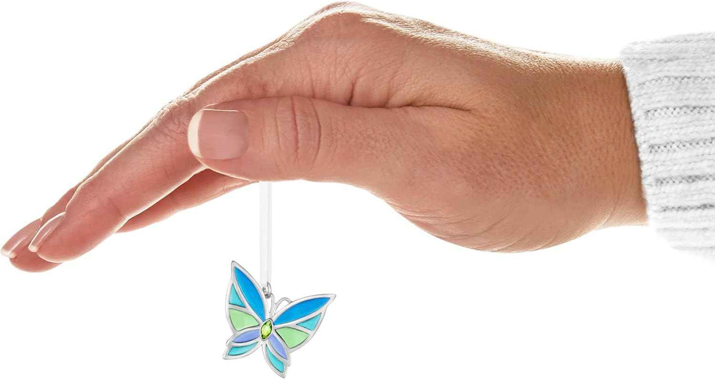 Hallmark Keepsake 1.25" Mini Christmas Ornament 2025, Bitty Bright Butterfly, Metal, Gifts for Nature Lovers