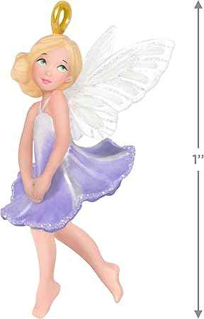 Hallmark Keepsake 1" Mini Christmas Ornament 2025, Morning Glory Fairy, Gifts for Friends and Family