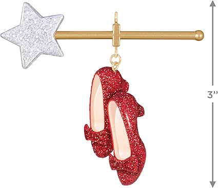 Hallmark Keepsake Christmas Ornament 2025, The Wizard of Oz Ruby Slippers, Movie Gifts - BCGiftMall