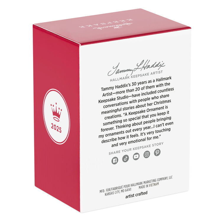 Hallmark Keepsake Christmas Baby Boy's First Christmas Elephant 2025 Ornament