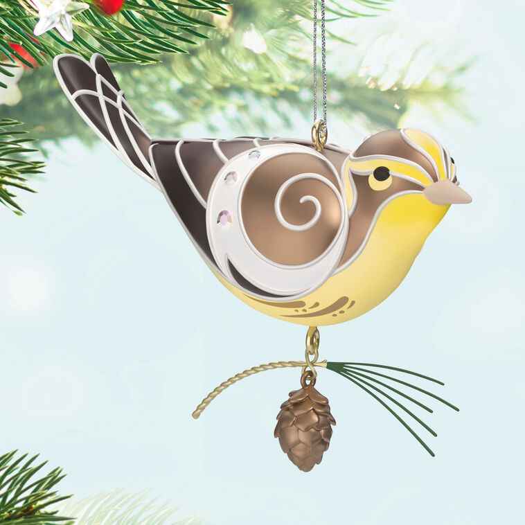 Hallmark 2025 Ornament The Beauty of Birds Lady Blackburnian Warbler Limited Edition