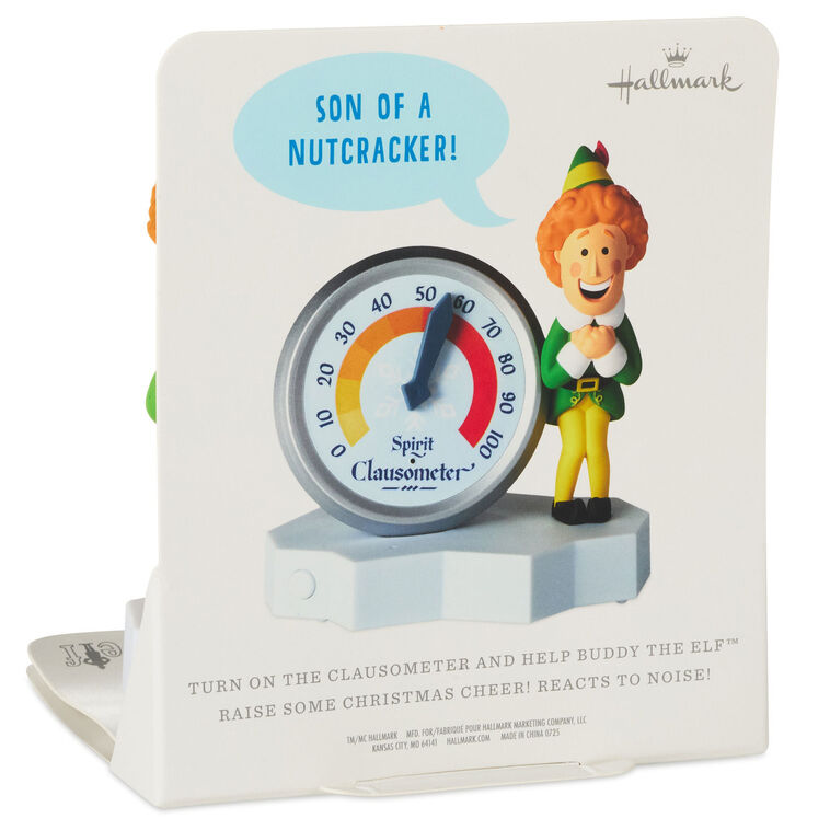Elf Buddy the Elf™ Spirit Clausometer Figurine With Sound by Hallmark