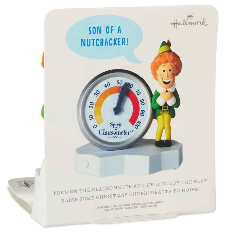 Elf Buddy the Elf™ Spirit Clausometer Figurine With Sound by Hallmark