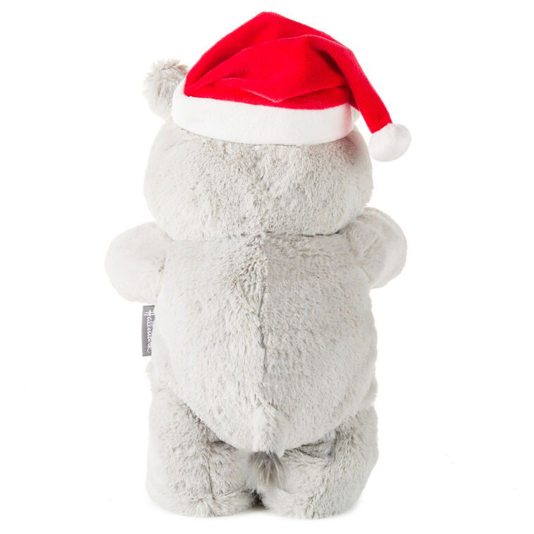 Hallmark Musical Christmas Hippo Plush With Motion, 11"