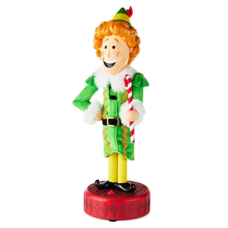 Hallmark Elf Buddy the Elf™ Nutcracker Figurine With Sound, 13"