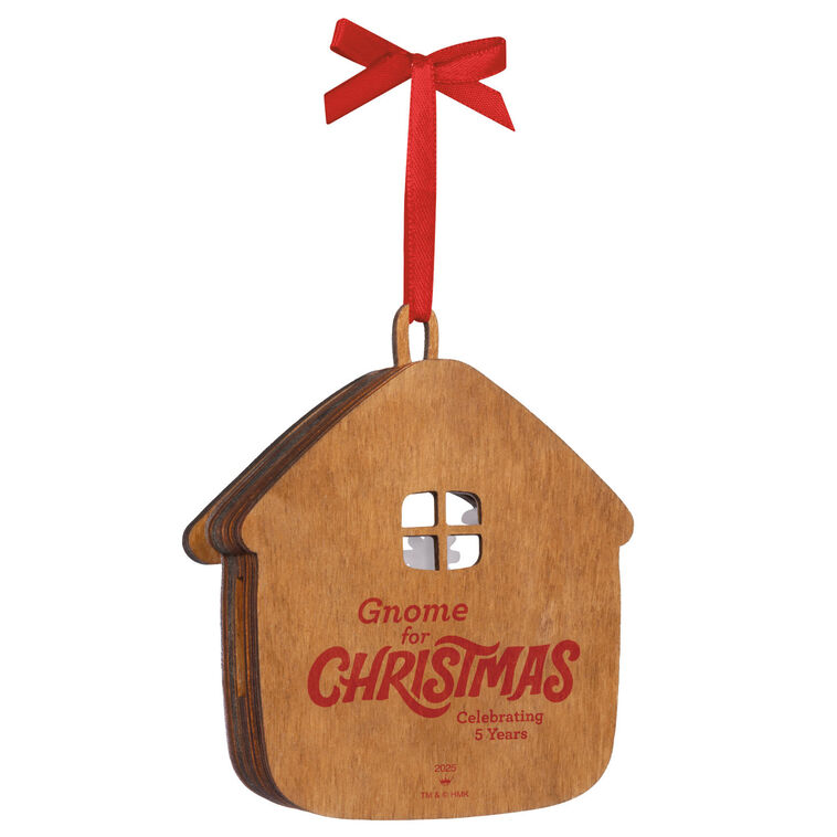 Hallmark 2025 Ornament 5th Anniversary Gnome for Christmas Papercraft Limited Edition - BCGiftMall