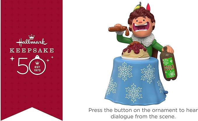 Hallmark Keepsake Christmas Ornament 2023, Elf Movie, Did You Hear That? with Sound, Elf Movie Gifts
