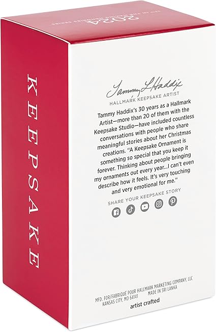 Hallmark Keepsake Christmas Ornament 2024, Making Memories Wrapping Lesson, Snowman Collectors Gifts