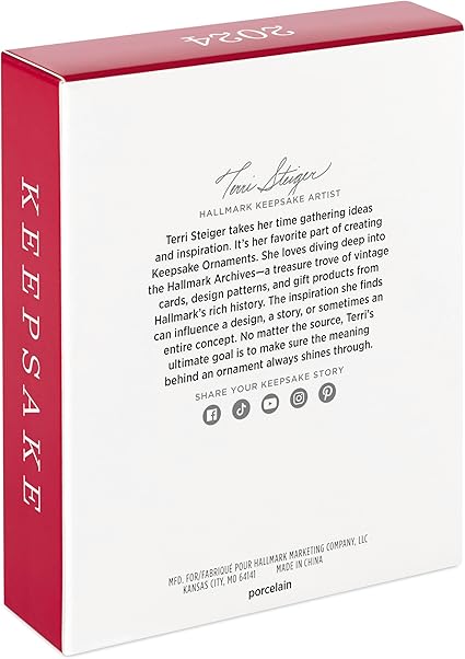 Hallmark Keepsake Christmas Ornament 2024, Our Christmas Together 2024, Porcelain