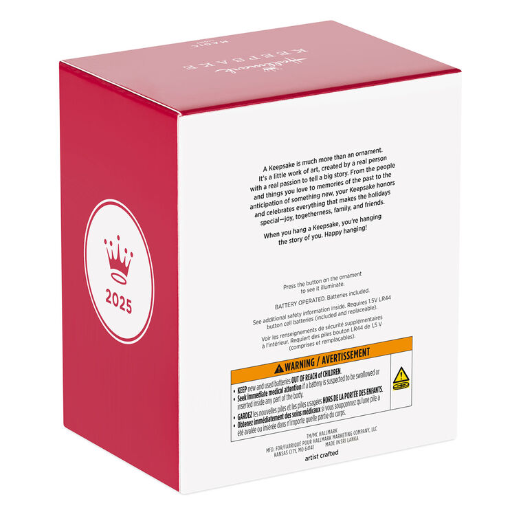 Christmas Ornament 2025, Disney The Haunted Mansion Gargoyle with Light, Gifts for Disney Fans