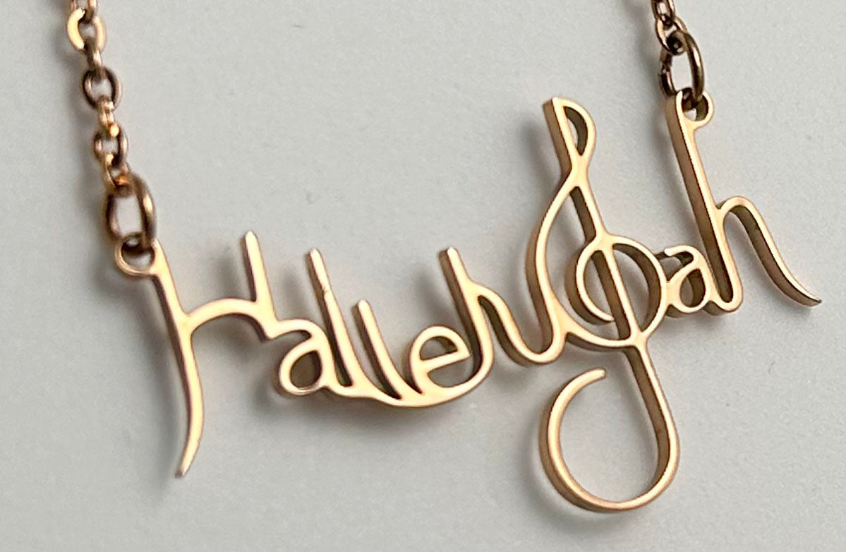Beloved One® “Hallelujah” Rose Gold-Plated Necklace