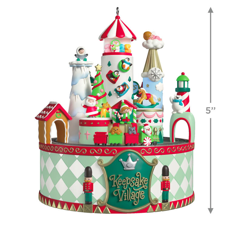 Hallmark Keepsake Christmas Ornament 2025, Keepsake Village Musical with Light and Motion - BCGiftMall