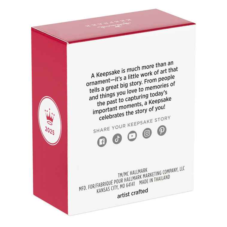 Hallmark Keepsake Mini Christmas Ornaments 2025, Lionel Norfolk and Western Passenger, Set of 3, Gifts for Train Lovers