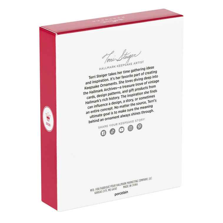 Hallmark Christmas Ornament Our Engagement 2026 Porcelain Ornament