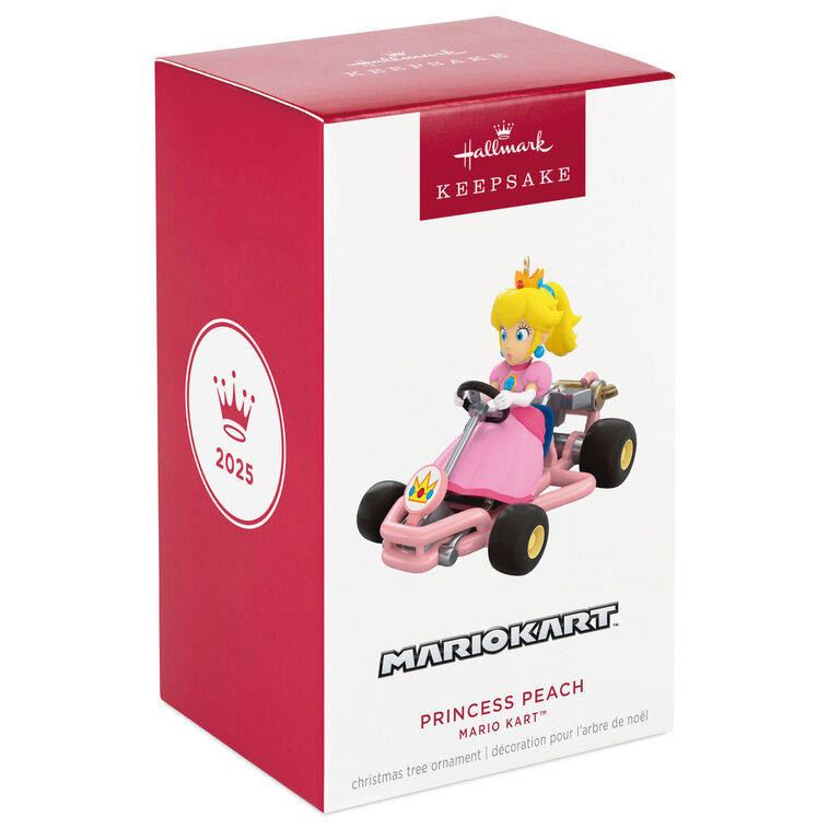 Hallmark Keepsake Christmas Ornament 2025, Nintendo Mario Kart Princess Peach, Gifts for Gamers - BCGiftMall