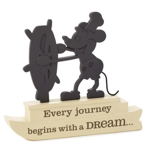 Disney Steamboat Willie Silhouette Figurine by Hallmark