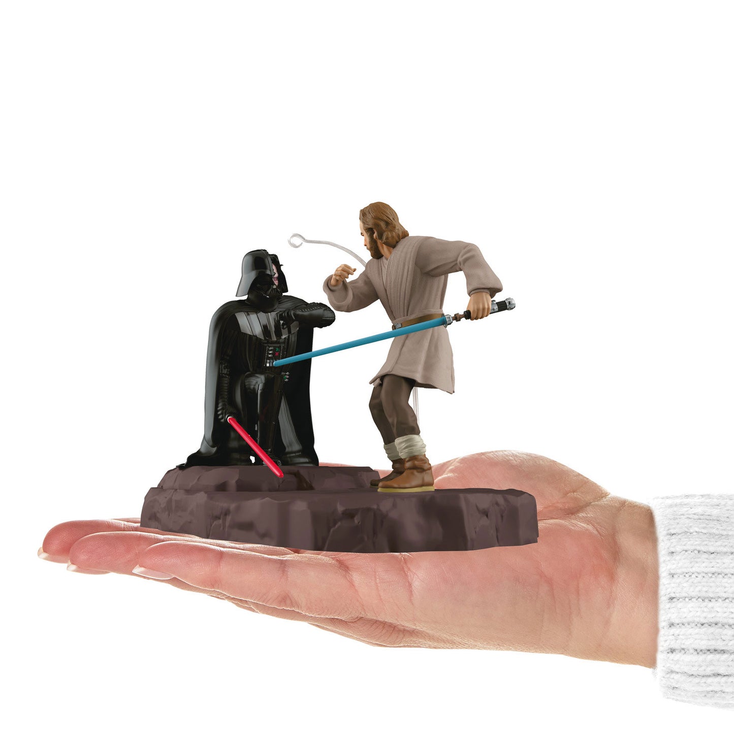 Hallmark 2024 Star Wars: Obi-Wan Kenobi™ Face-Off With Darth Vader™ Ornament With Sound - BCGiftMall