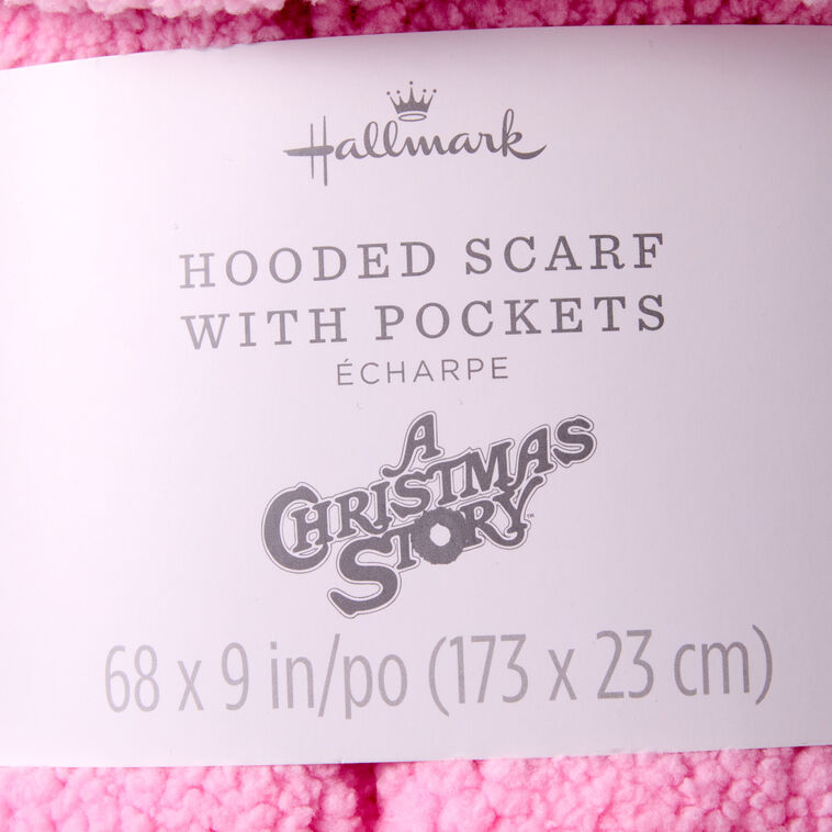 Hallmark A Christmas Story™ Ralphie's Pink Bunny Suit Hooded Scarf With Pockets