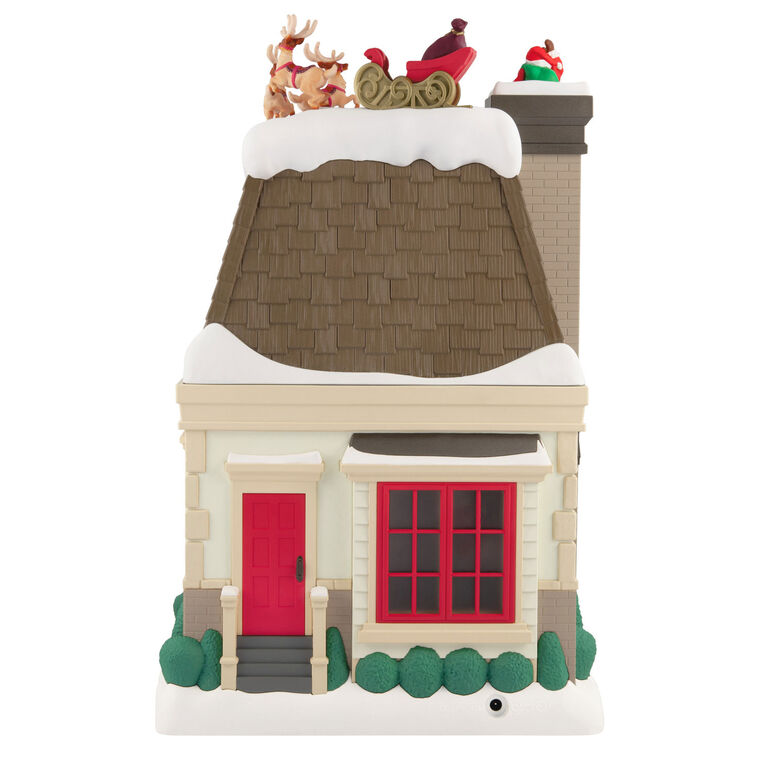 Hallmark Keepsake Christmas Tabletop Decoration 2025, Up on The Housetop Musical with Light and Motion, Christmas Decorations