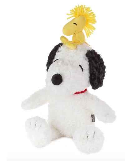 HALLMARK PEANUTS SNOOPY & WOODSTOCK PLUSH JUMBO 25"