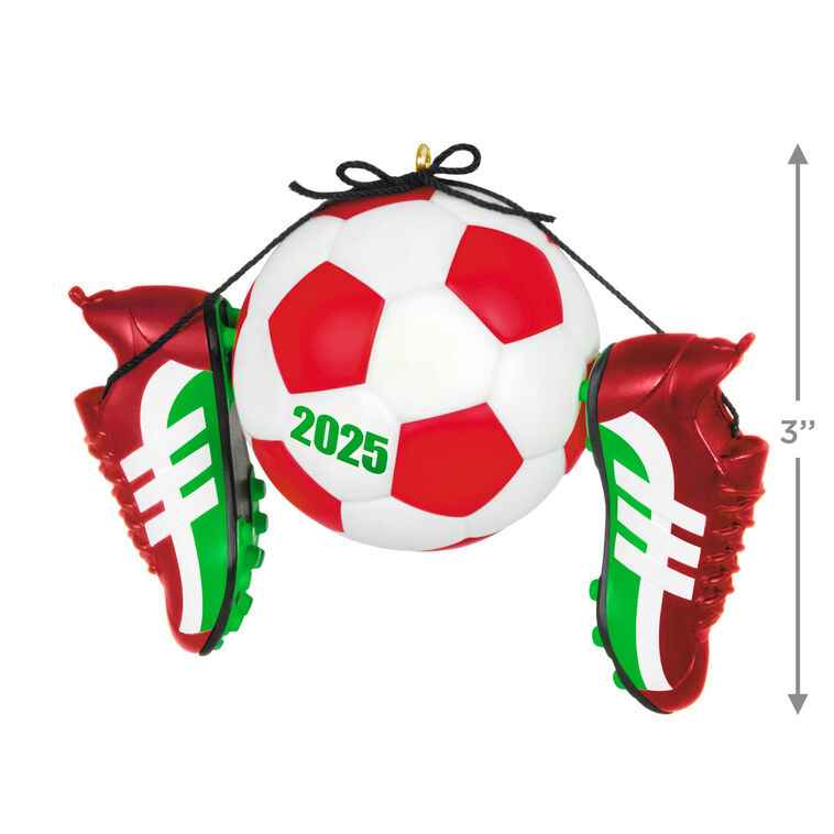 Hallmark Keepsake Christmas Ornament 2025, Soccer Star 2025, Gifts for Sports Fans