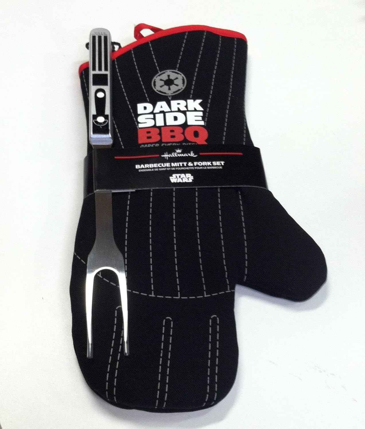 Hallmark Star Wars Dark Side Grilling Mitt and Lightsaber Fork Set Kitchen Accessories Sci-Fi