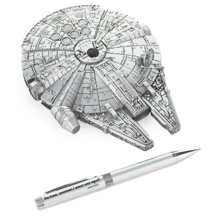 Star Wars™ Millennium Falcon™ Desk Accessory With Pen by Hallmark