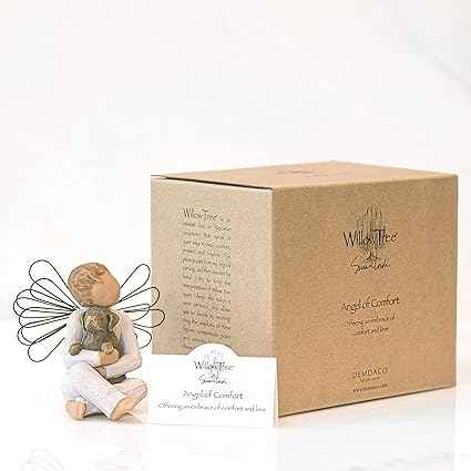 Demdaco DD26062 Willow Tree Angel of Comfort Figurine,5.3 x 4.4