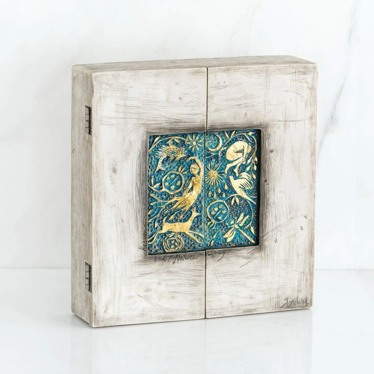 Willow Tree Starry Night Nativity, Sculpted Hand-Painted Nativity Triptych - BCGiftMall