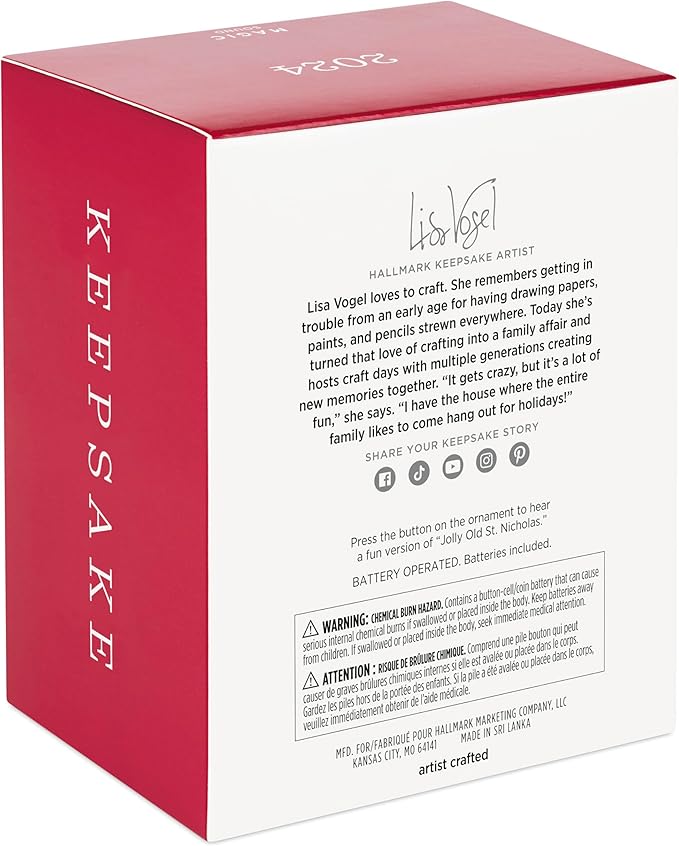 Hallmark Keepsake Christmas Ornament 2024, Wrapped Up in Christmas 2024 Musical, Snowman Collectors Gifts