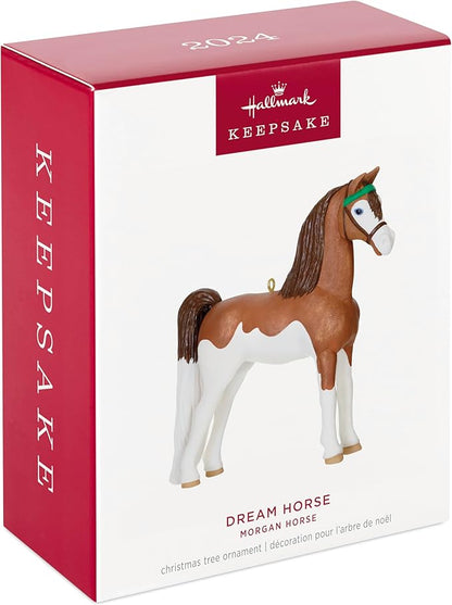 Hallmark Keepsake Christmas Ornament 2024, Morgan Horse Dream Horse, Gifts for Animal Lovers