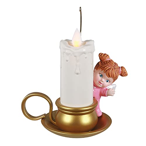 Hallmark Keepsake Christmas Ornament 2021, Angelic Candlelight, Light and Motion