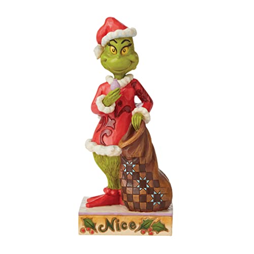 Jim Shore Grinch Two-Sided Naughty or Nice Figurine