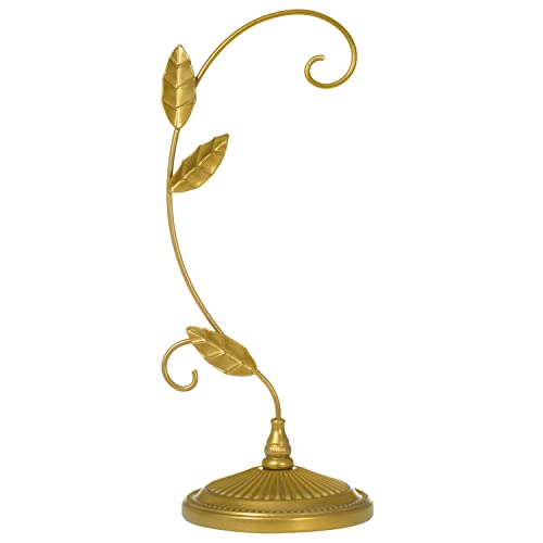 Hallmark Keepsake 2021, Gilded Leaves Gold-Tone Ornament Display Stand, Metal