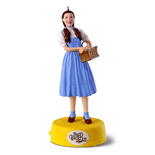 Hallmark Keepsake Christmas Ornament 2018 Year Dated, The Wizard of Oz Collectibles Dorothy Somewhere Over the Rainbow With Music