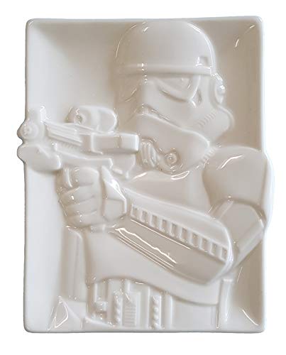 Hallmark Star Wars Stormtrooper Ceramic Tray Kitchen Accessories Just Because Sci-Fi; Movies & TV