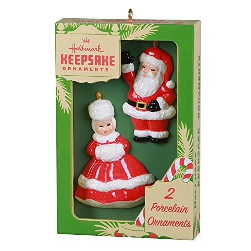 Hallmark Keepsake Christmas Ornament 2021, Nifty Fifties Santa and Mrs. Claus