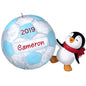 Hallmark Keepsake Christmas 2019 Year Dated Soccer Star Penguin DIY Personalized Ornament