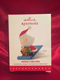 Kringle and Kris Sledding Ornament 2015 Hallmark