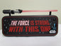 Star War's "The Force Is Strong With This One" Desk Plaque/w Light Sabre and Sound..Hallmark