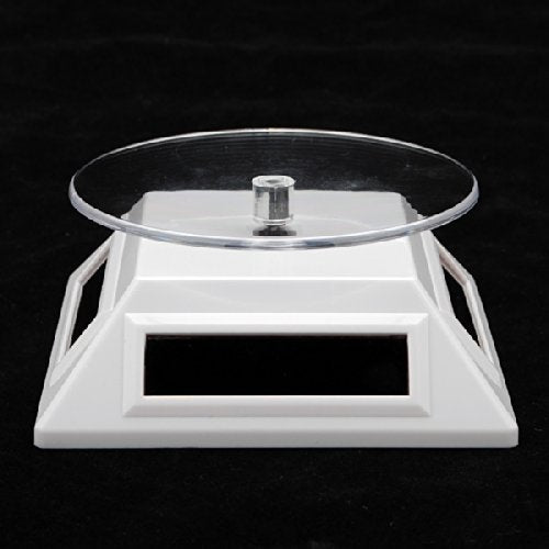 New Solar Rotating Display Stand Turn Table Plate.