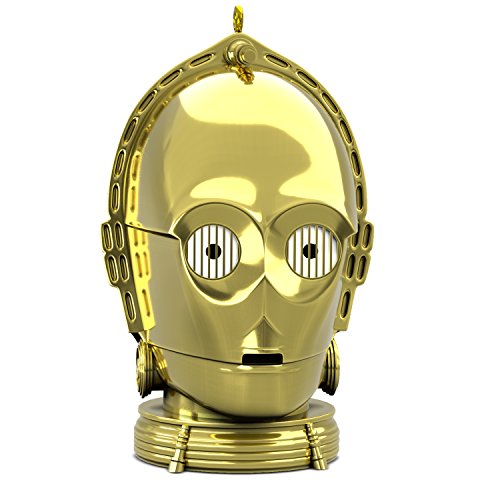 Hallmark Keepsake Christmas Ornament 2018 Year Dated, Star Wars C-3PO With Light and Sound