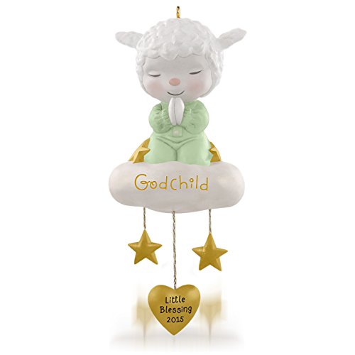 Hallmark Keepsake Ornament: Sweet Little Lamb of Faith Godchild