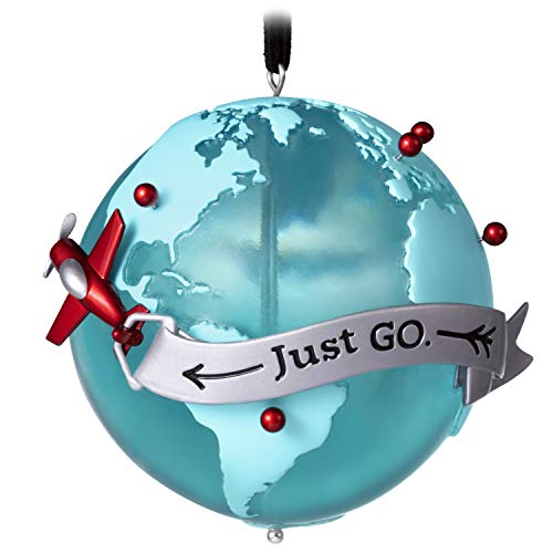 Hallmark Keepsake Christmas 2019 Year Dated Next Stop: Adventure Globe Travel Ornament