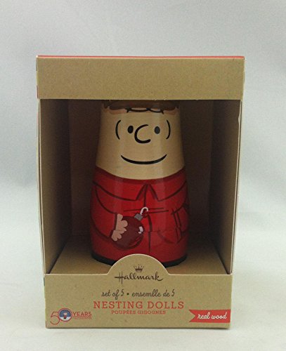 Hallmark Xkt1512 Peanuts Set of 5 Nesting Dolls