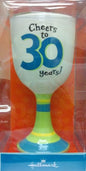 Hallmark Porcelain Gobblet "Cheers to 30 Years!"