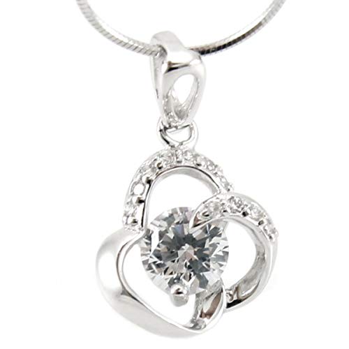 Beloved Sterling Silver Necklace Embrance