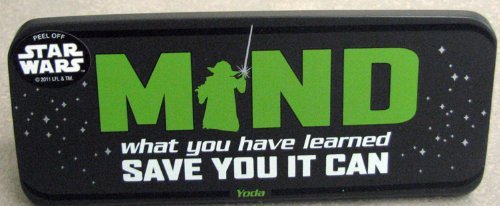 Hallmark Star Wars SHP2002 Mind What You Have Learned Desktop Sentiment