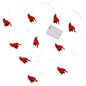 Hallmark Keepsake 2021, Decorative Cardinals 10-Light Christmas String Lights, 10'